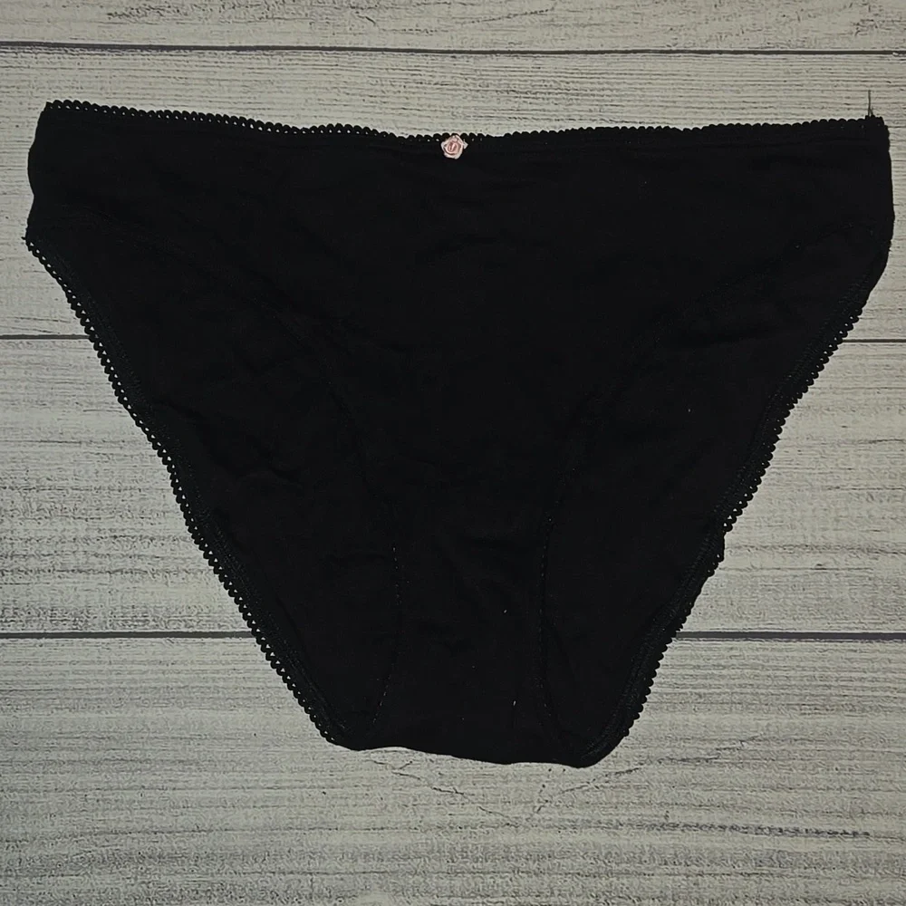 Victoria's Secret Bikini Panties Set Black/Pink Size L NWT - Picture 6 of 9